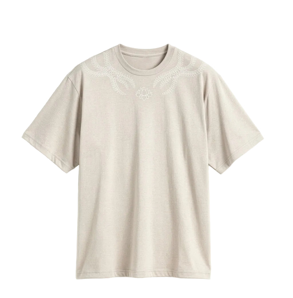 Embroidery Shirt (Creme)