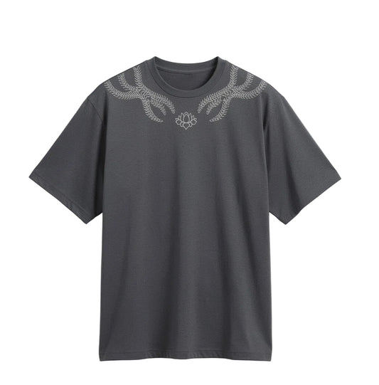 Embroidery Shirt (Gray)